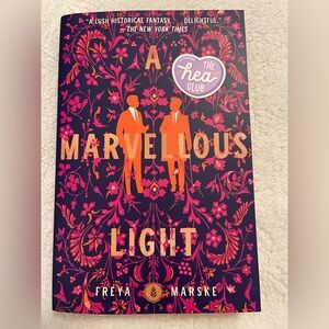 Freya Marske A Marvellous Light Book - Purple and Orange